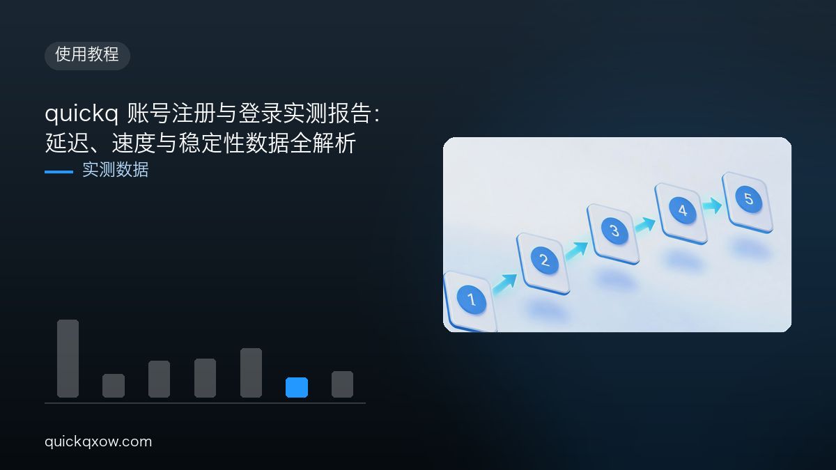 quickq 账号注册与登录实测报告：延迟、速度与稳定性数据全解析