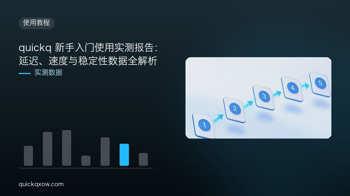 quickq 新手入门使用实测报告：延迟、速度与稳定性数据全解析