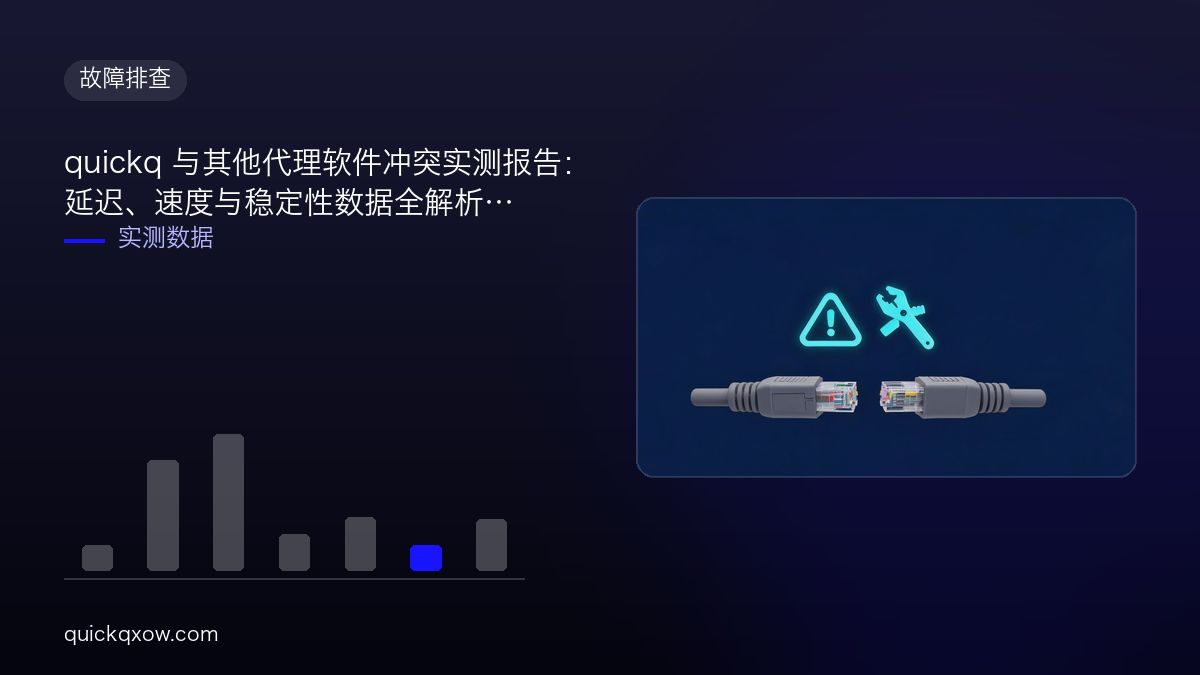 quickq 与其他代理软件冲突实测报告：延迟、速度与稳定性数据全解析