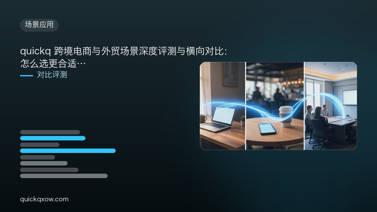 quickq 跨境电商与外贸场景深度评测与横向对比：怎么选更合适