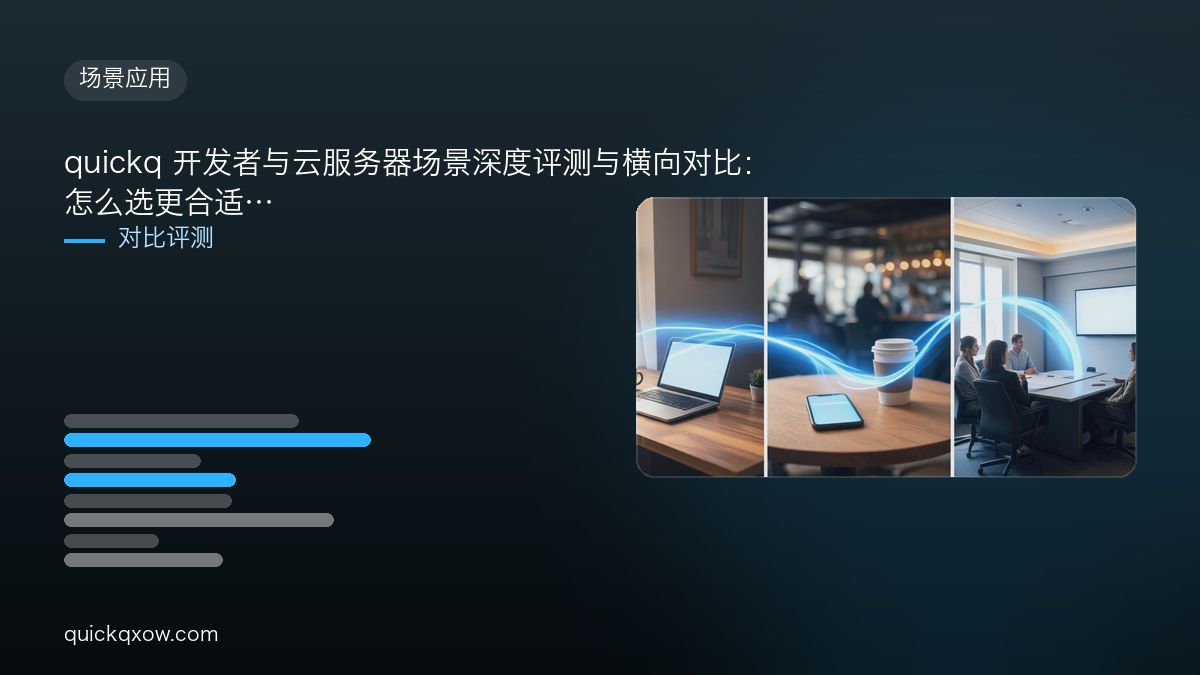 quickq 开发者与云服务器场景深度评测与横向对比：怎么选更合适