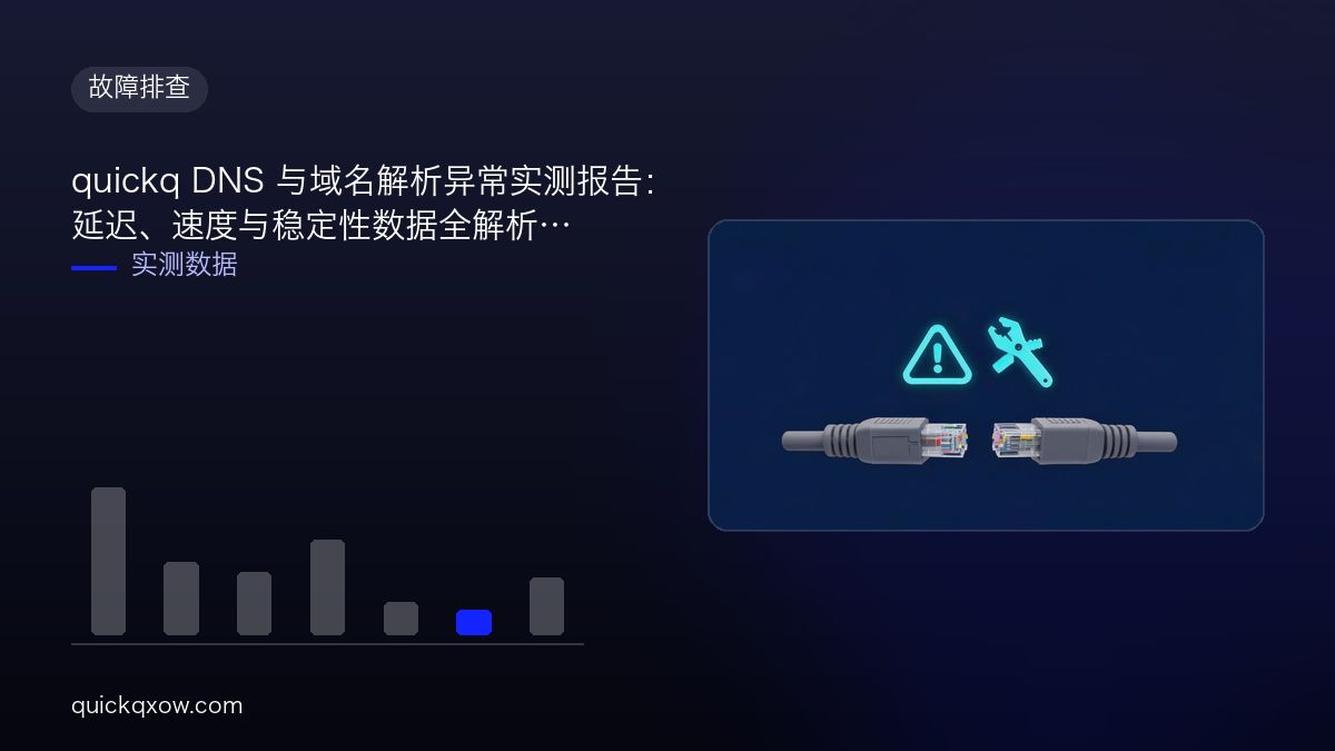 quickq DNS 与域名解析异常实测报告：延迟、速度与稳定性数据全解析