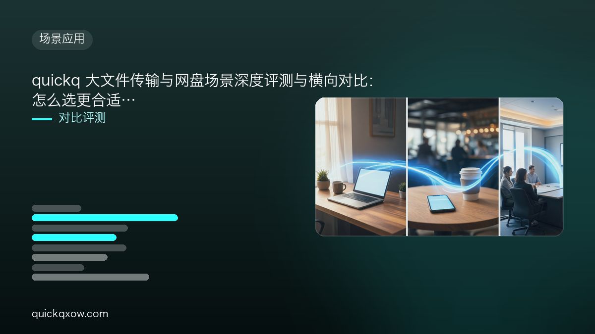 quickq 大文件传输与网盘场景深度评测与横向对比：怎么选更合适