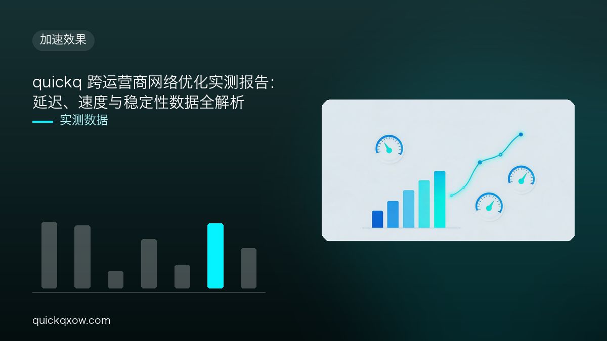 quickq 跨运营商网络优化实测报告：延迟、速度与稳定性数据全解析