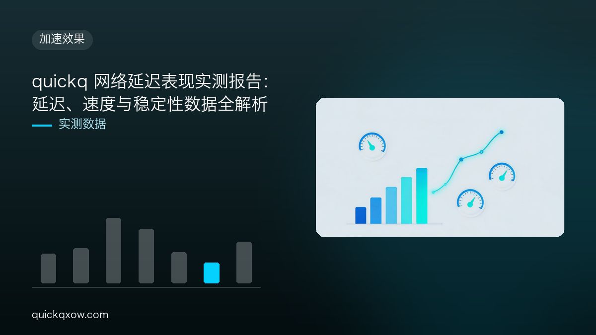 quickq 网络延迟表现实测报告：延迟、速度与稳定性数据全解析