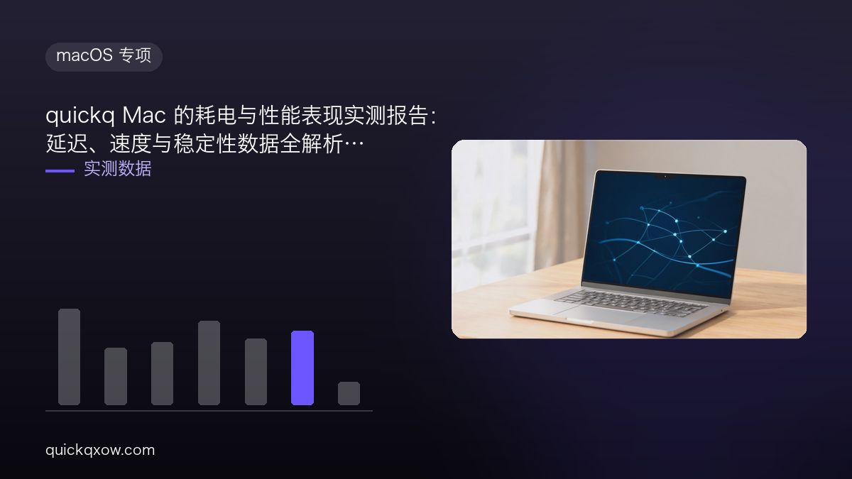 quickq Mac 的耗电与性能表现实测报告：延迟、速度与稳定性数据全解析
