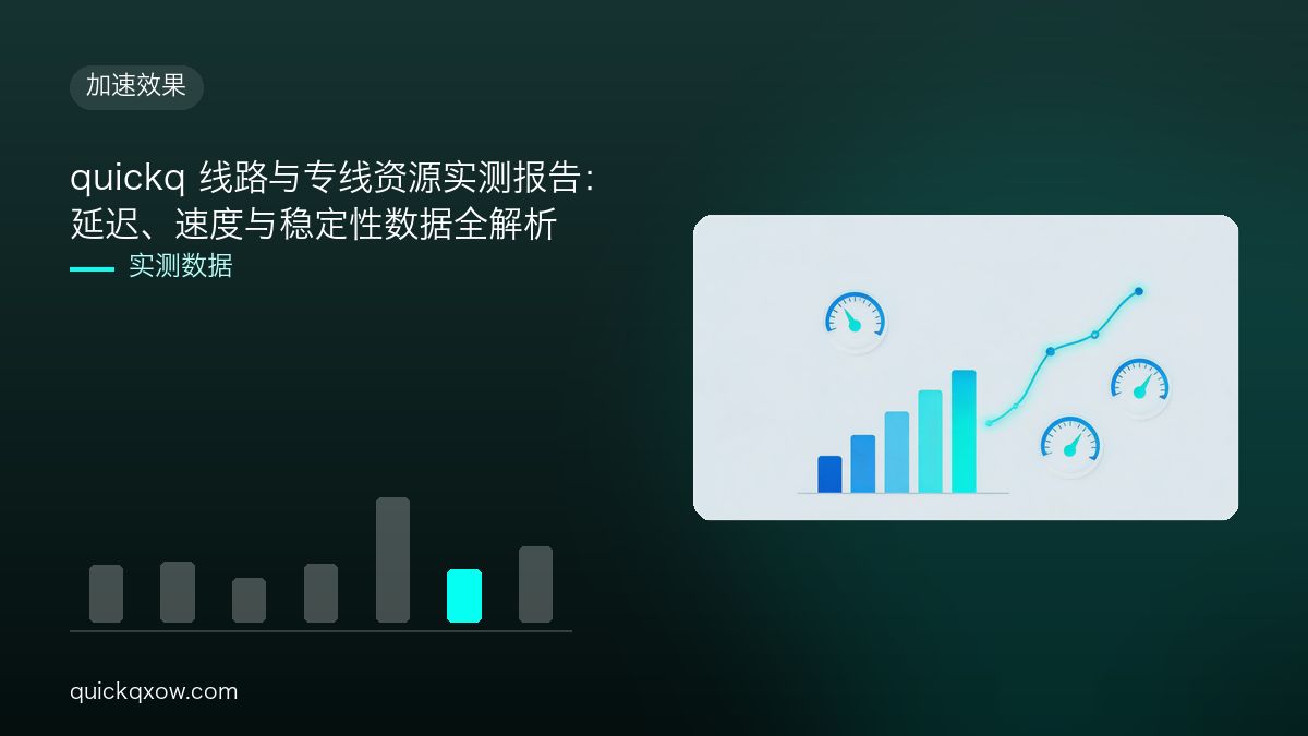 quickq 线路与专线资源实测报告：延迟、速度与稳定性数据全解析
