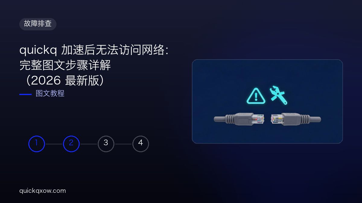 quickq 加速后无法访问网络：完整图文步骤详解（2026 最新版）配图