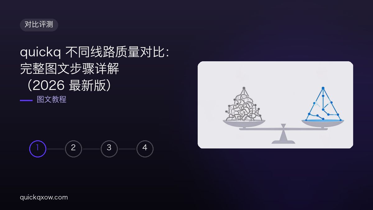 quickq 不同线路质量对比：完整图文步骤详解（2026 最新版）
