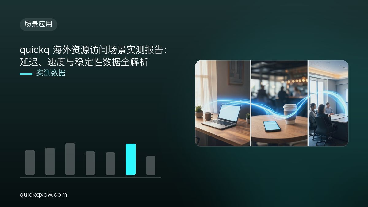 quickq 海外资源访问场景实测报告：延迟、速度与稳定性数据全解析