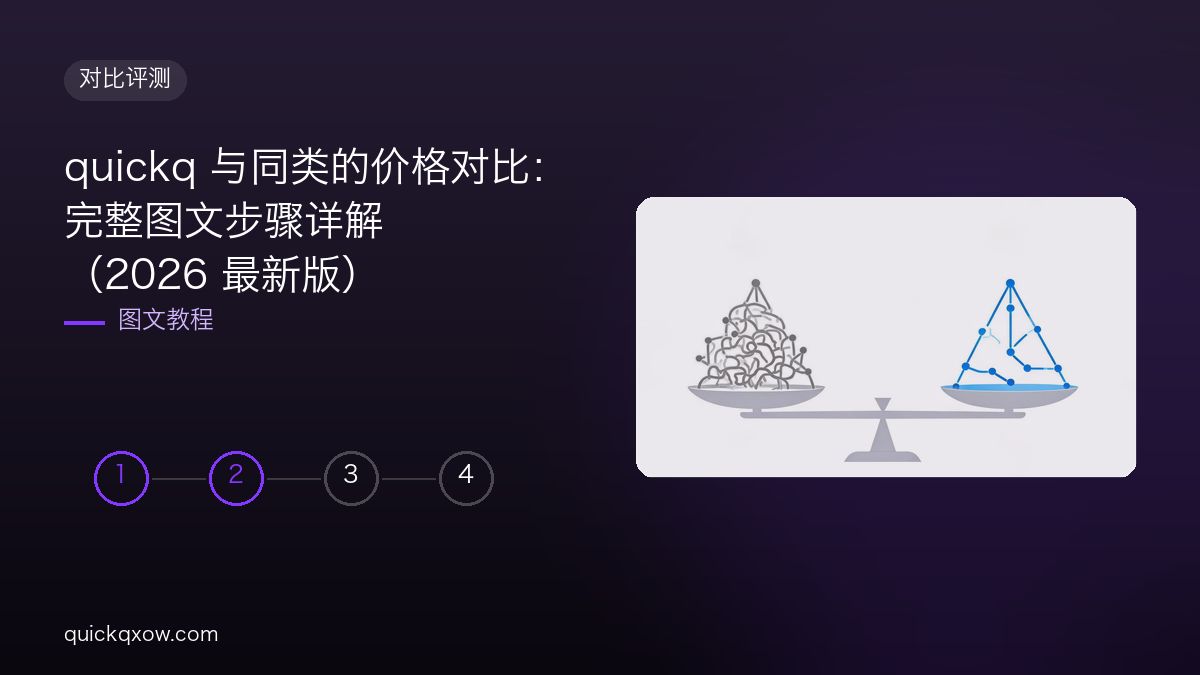 quickq 与同类的价格对比：完整图文步骤详解（2026 最新版）