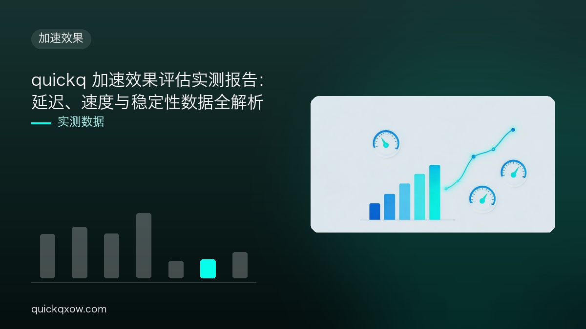 quickq 加速效果评估实测报告：延迟、速度与稳定性数据全解析