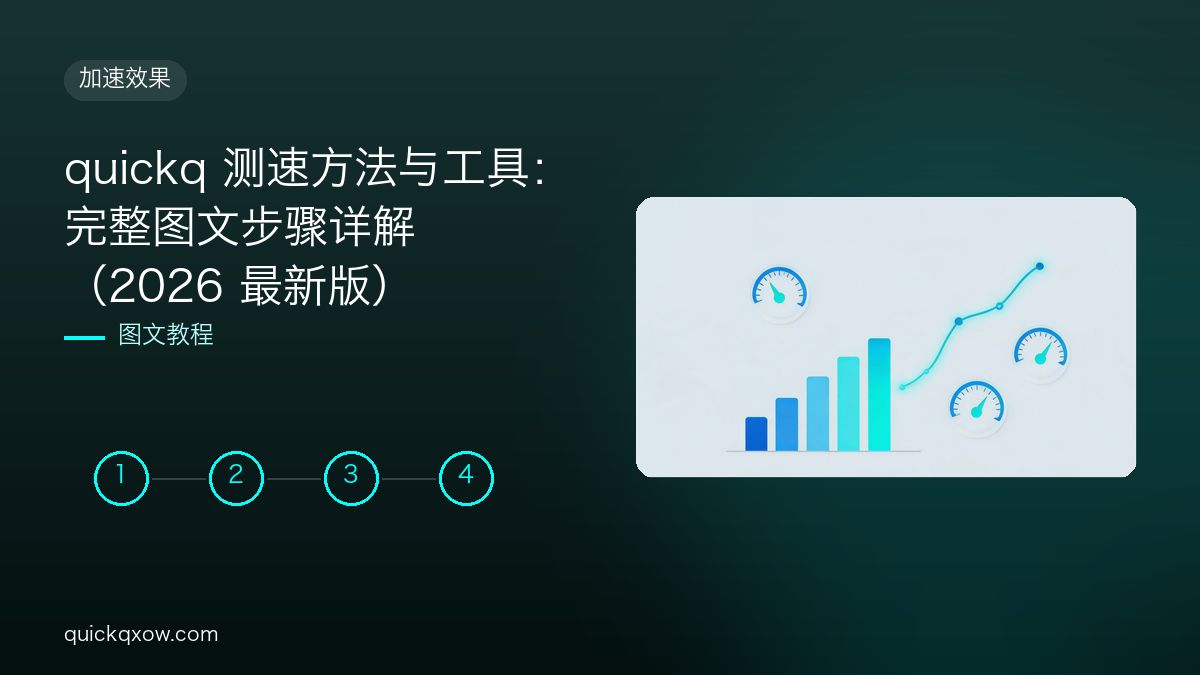 quickq 测速方法与工具：完整图文步骤详解（2026 最新版）