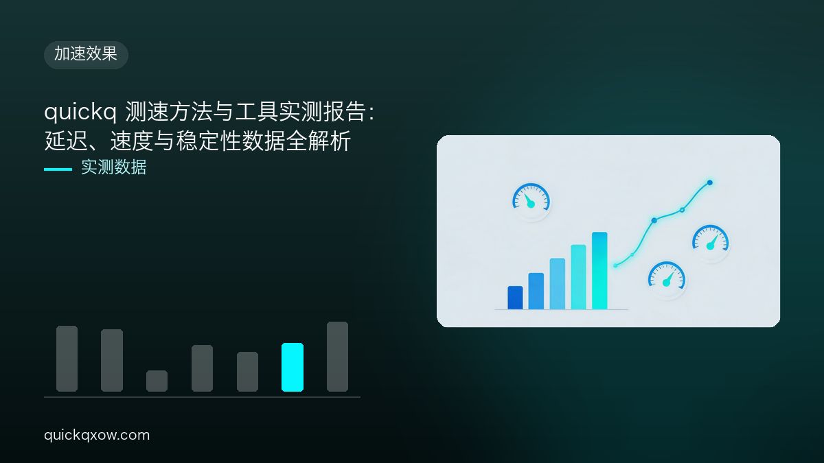 quickq 测速方法与工具实测报告：延迟、速度与稳定性数据全解析