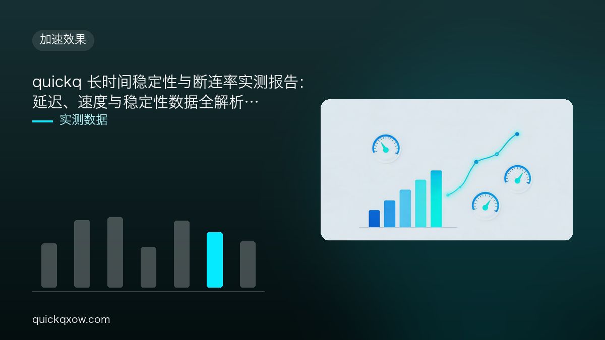 quickq 长时间稳定性与断连率实测报告：延迟、速度与稳定性数据全解析