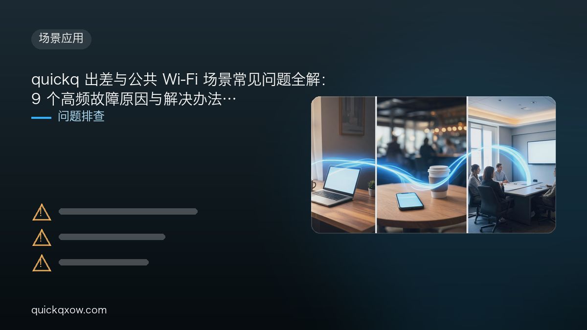 quickq 出差与公共 Wi-Fi 场景常见问题全解：9 个高频故障原因与解决办法
