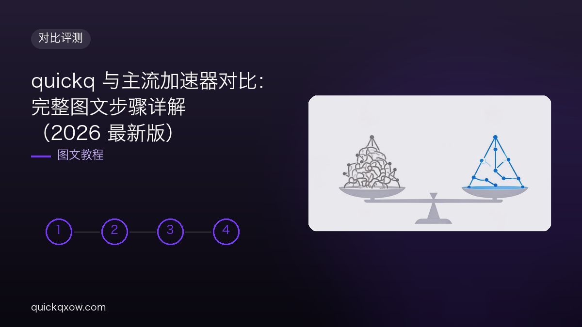quickq 与主流加速器对比：完整图文步骤详解（2026 最新版）