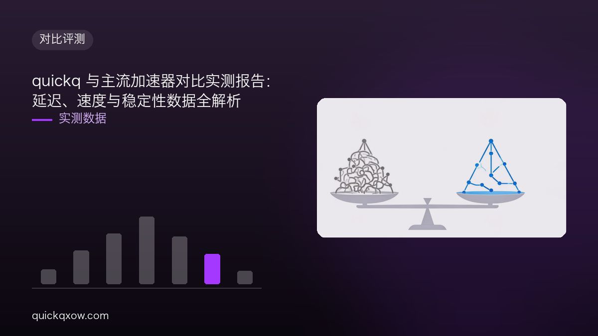 quickq 与主流加速器对比实测报告：延迟、速度与稳定性数据全解析