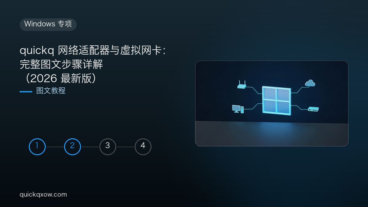 quickq 网络适配器与虚拟网卡：完整图文步骤详解（2026 最新版）