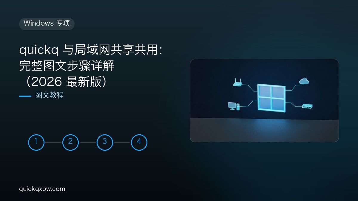 quickq 与局域网共享共用：完整图文步骤详解（2026 最新版）