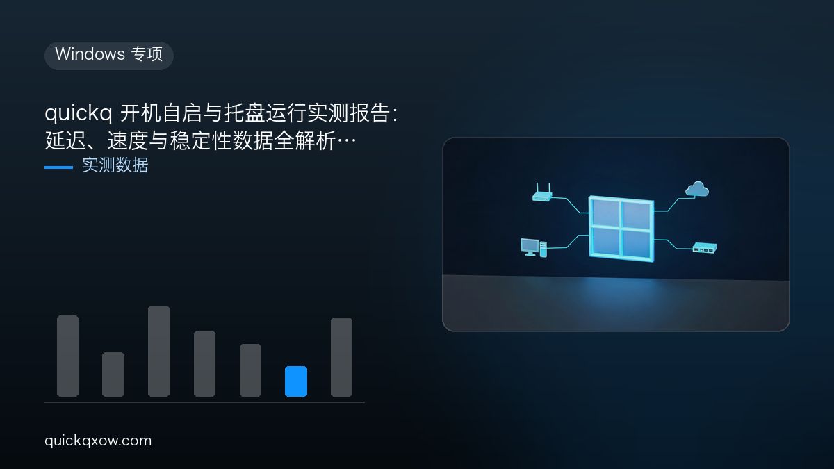 quickq 开机自启与托盘运行实测报告：延迟、速度与稳定性数据全解析